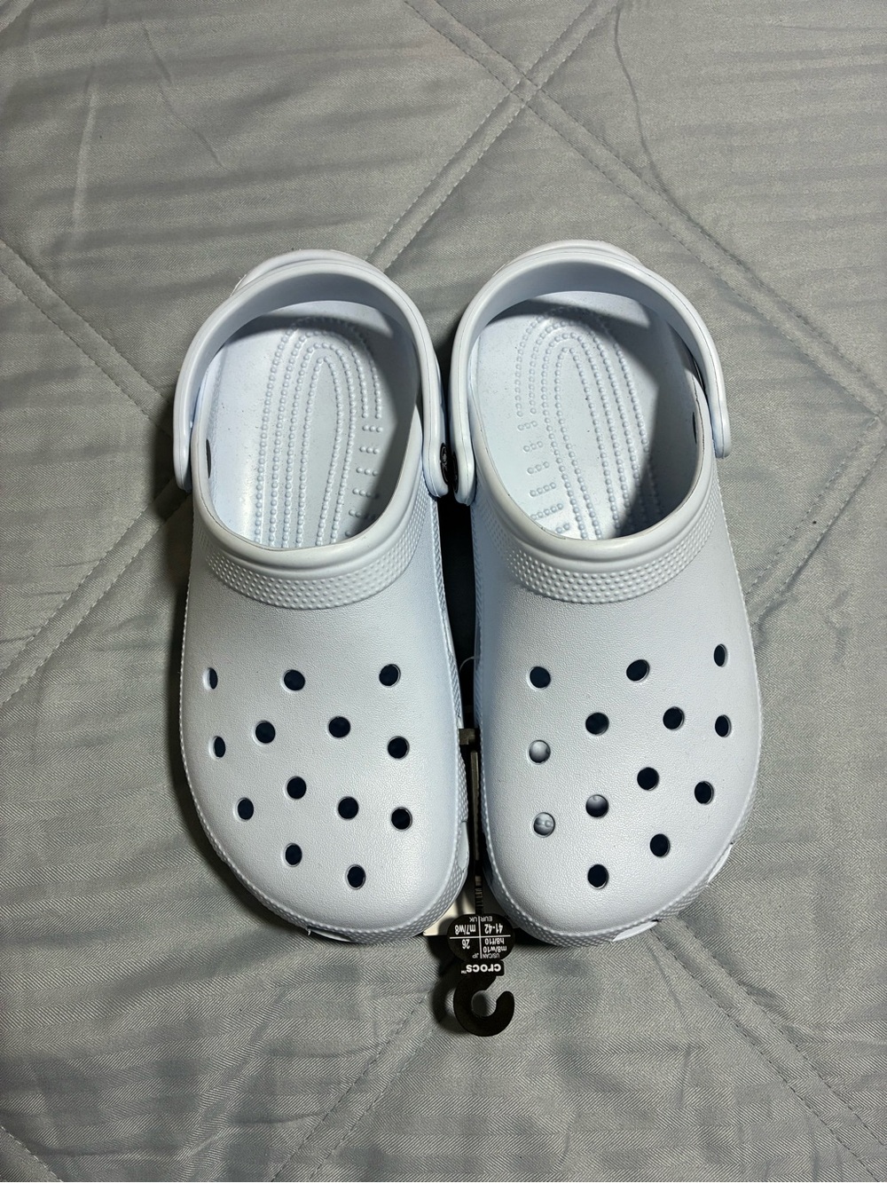 Women/Men Light blue crocs